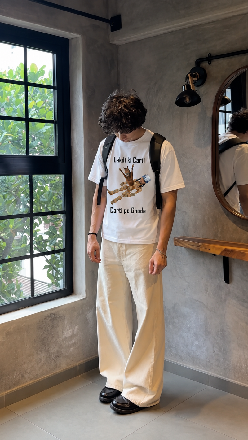 Lakdi Ki Carti Oversized Tee