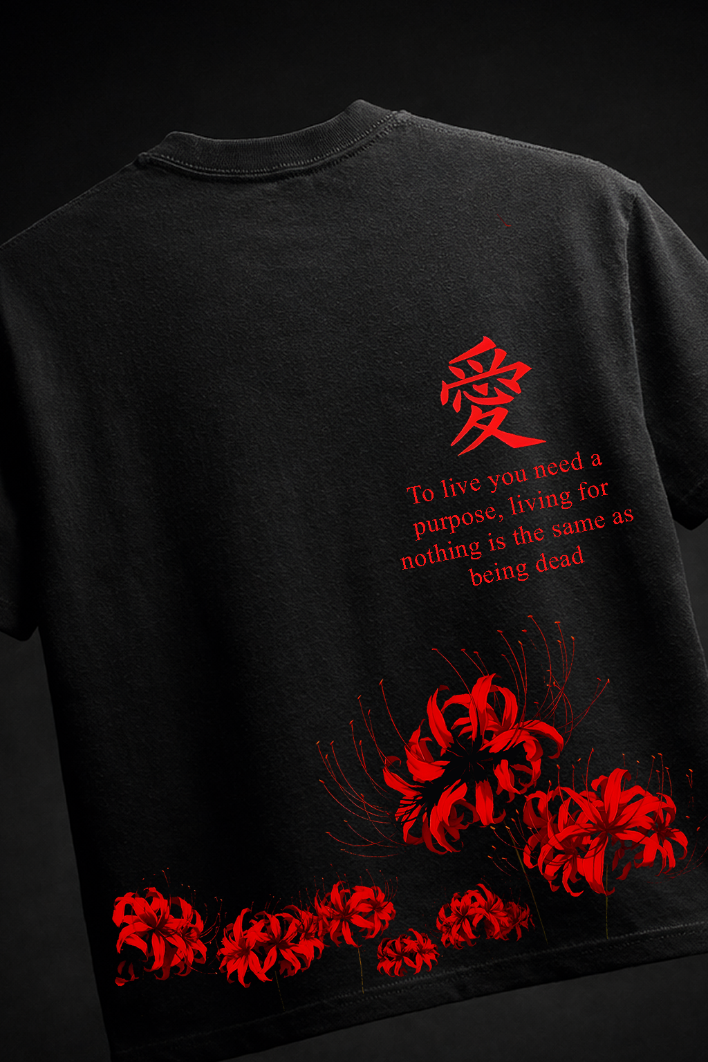 Higan No Hana Oversized Premium T-Shirt