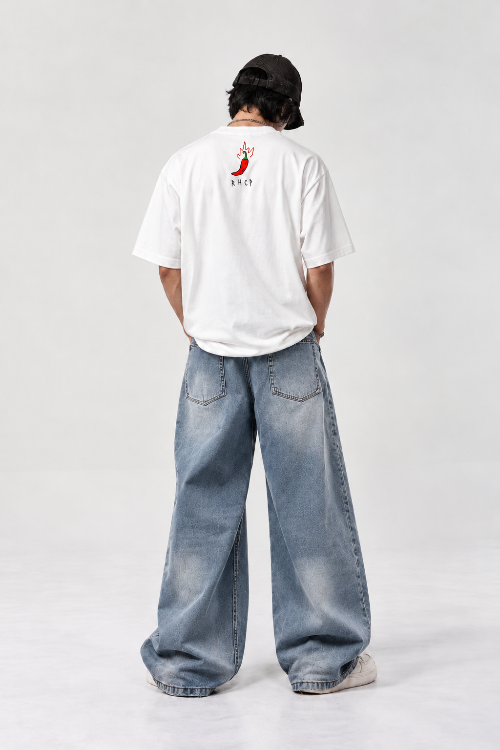 Red Hot Chili Peppers Oversized Abstract Tee