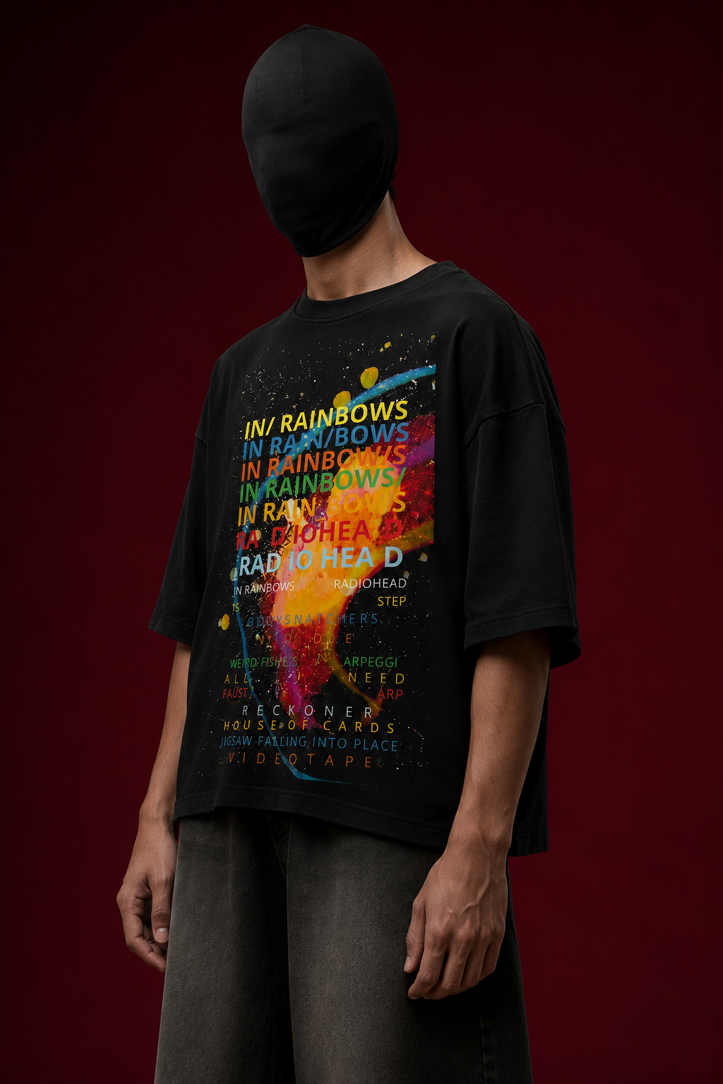 In Rainbows Radiohead Oversized Tee