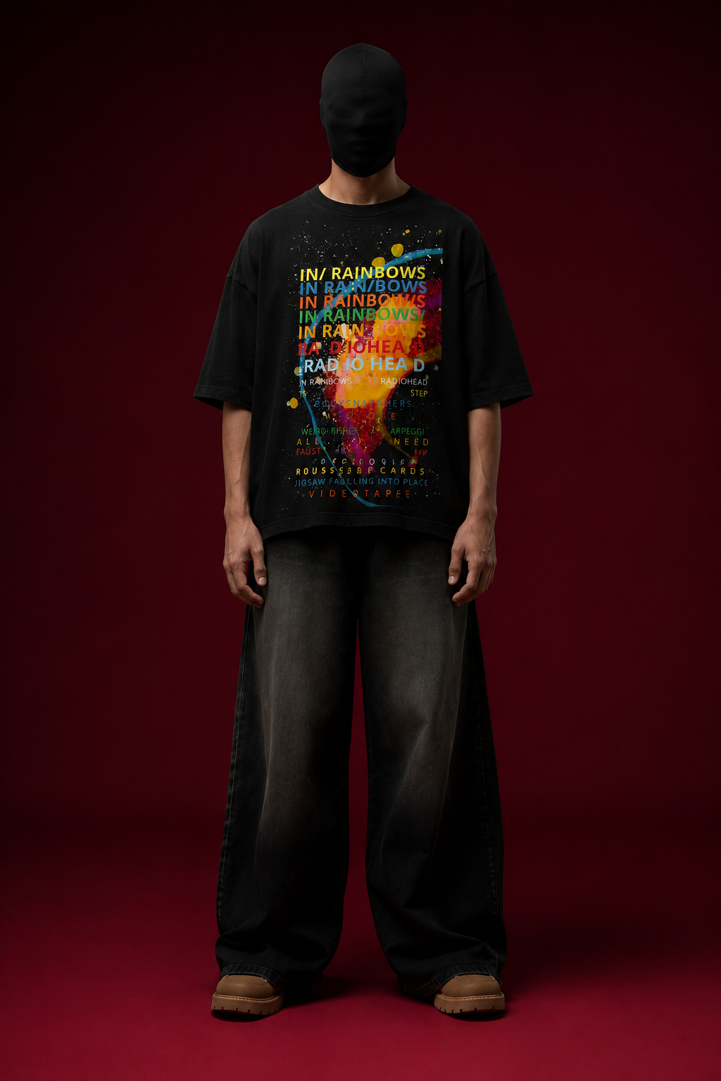 In Rainbows Radiohead Oversized Tee