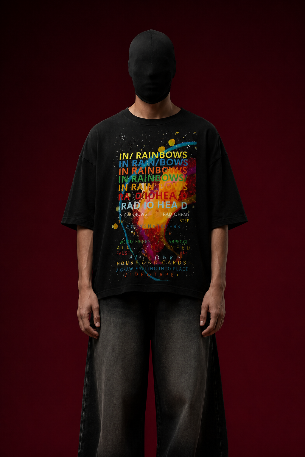 In Rainbows Radiohead Oversized Tee