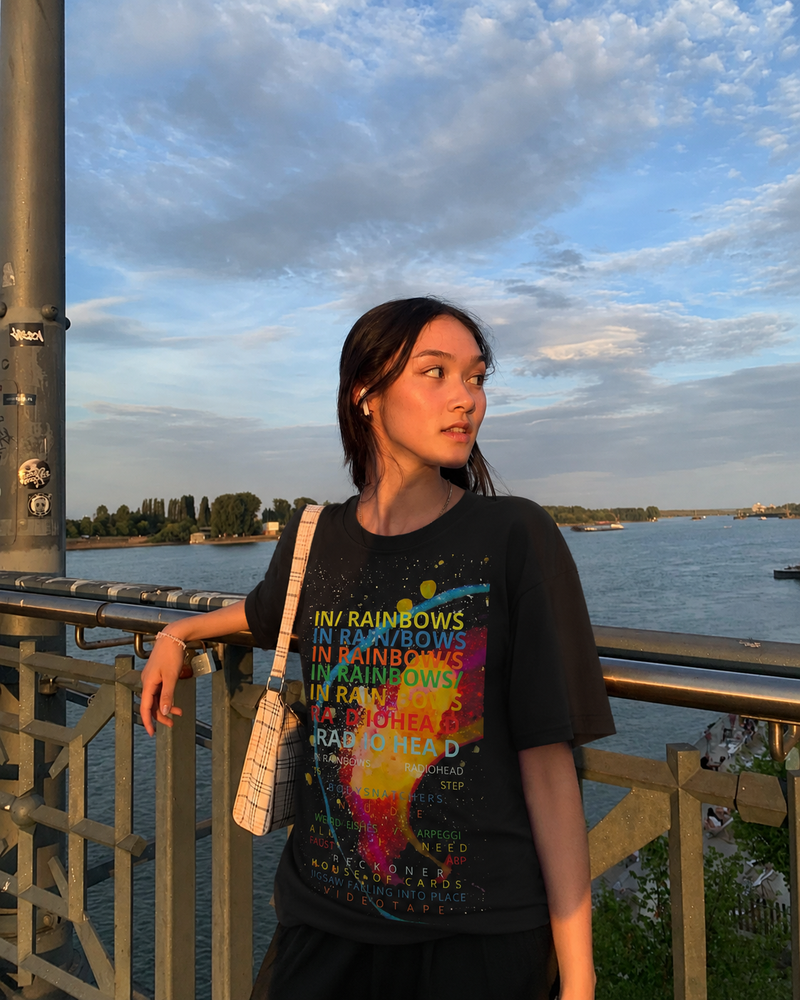In Rainbows Radiohead Oversized Tee