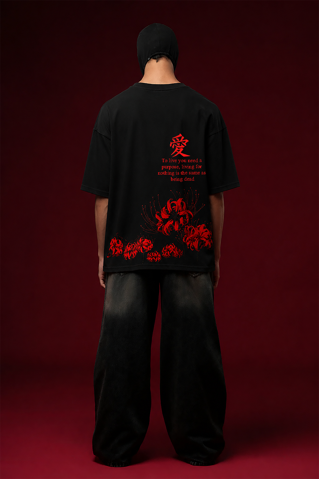 Higan No Hana Oversized Premium T-Shirt