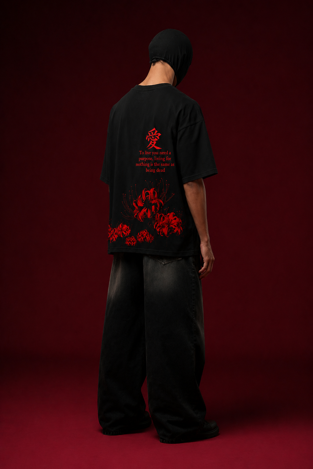 Higan No Hana Oversized Premium T-Shirt