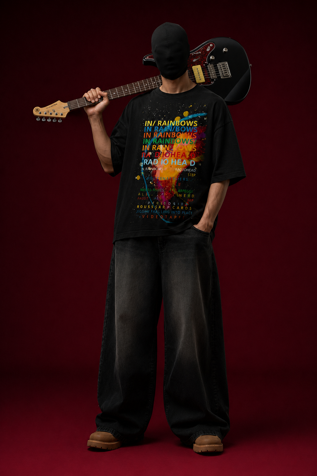 In Rainbows Radiohead Oversized Tee