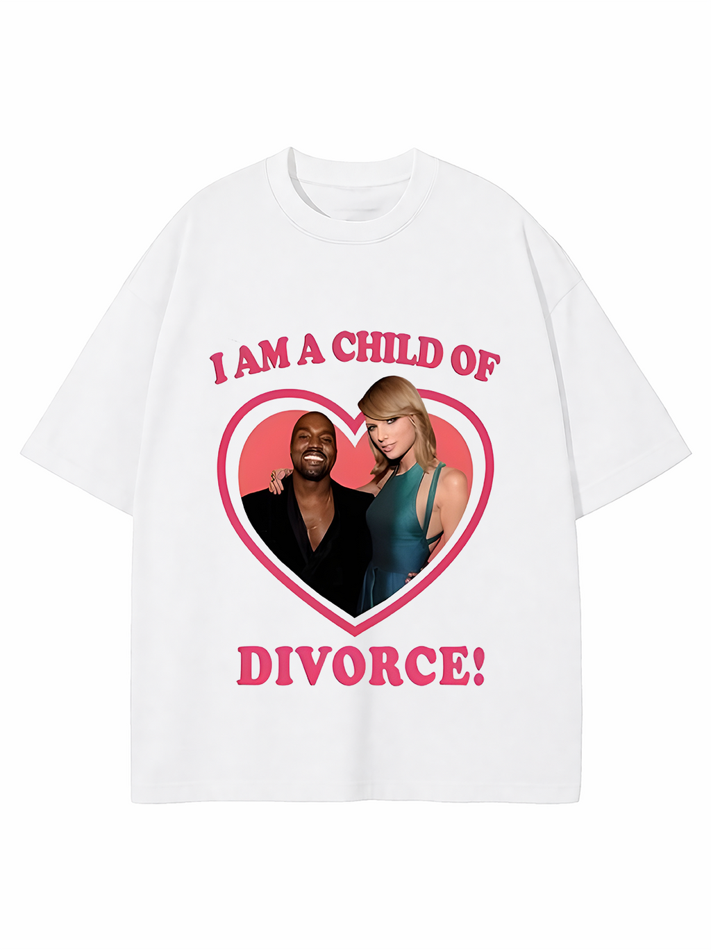 I'm A Child of Divorce Oversized Tee