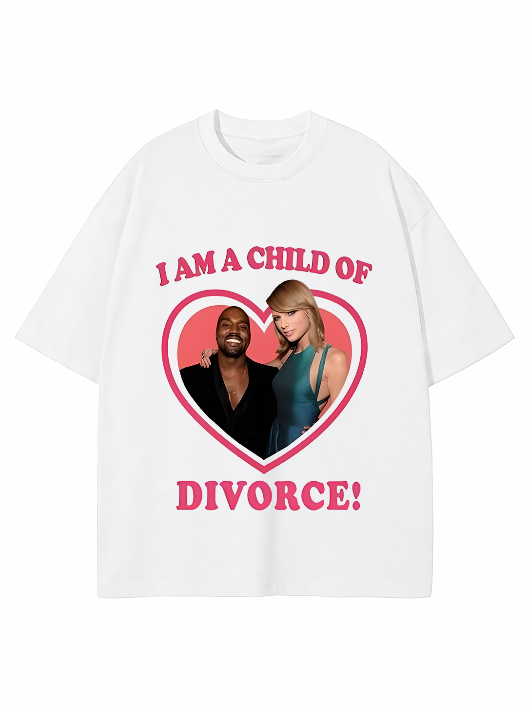 I'm A Child of Divorce Oversized Tee