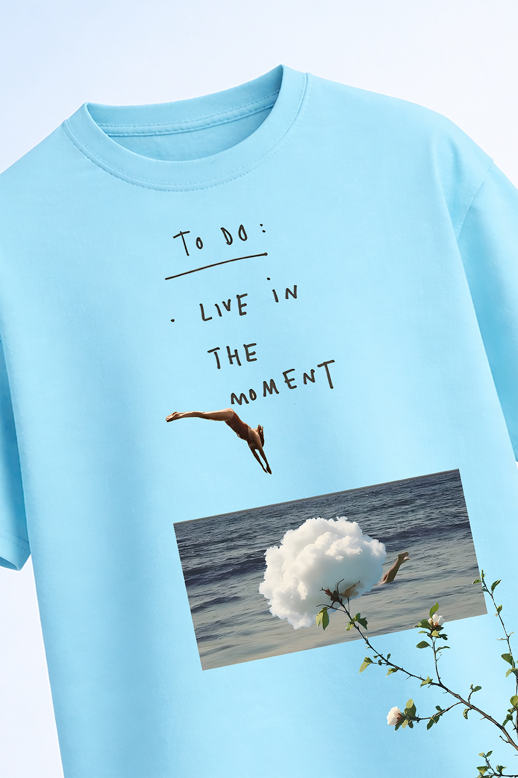 Live In The Moment Oversized Tee
