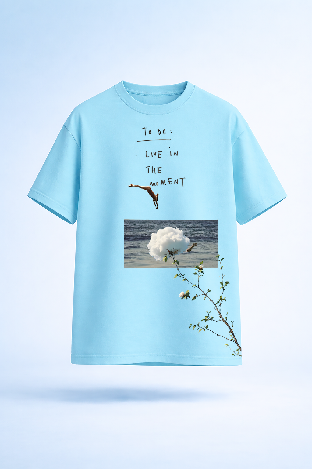 Live In The Moment Oversized Tee