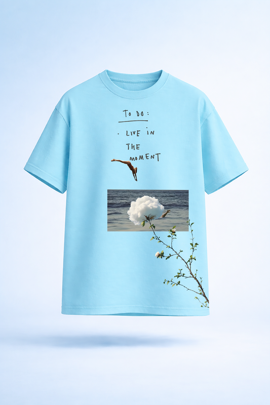 Live In The Moment Oversized Tee