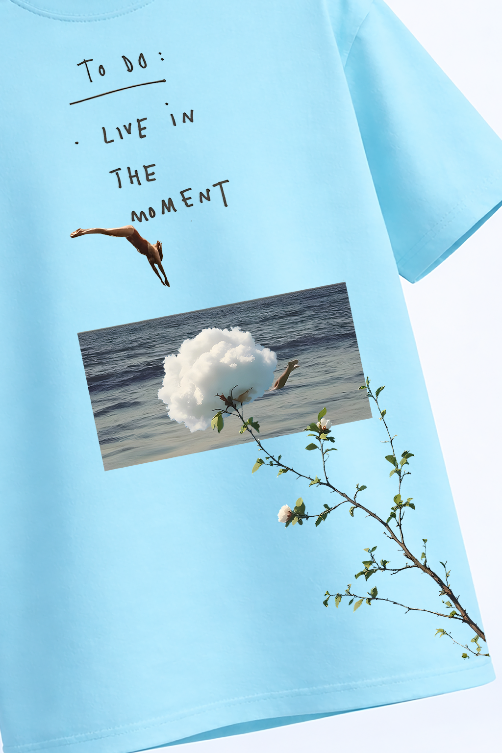Live In The Moment Oversized Tee