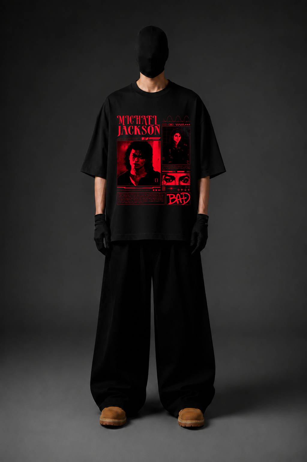 BAD Michael Jackson Oversized Tee