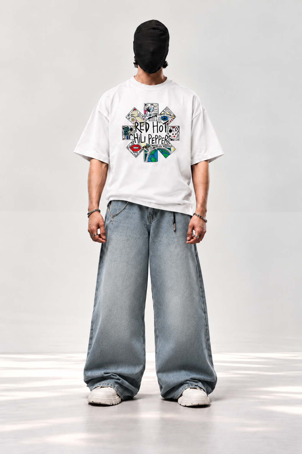 Red Hot Chili Peppers Oversized Abstract Tee