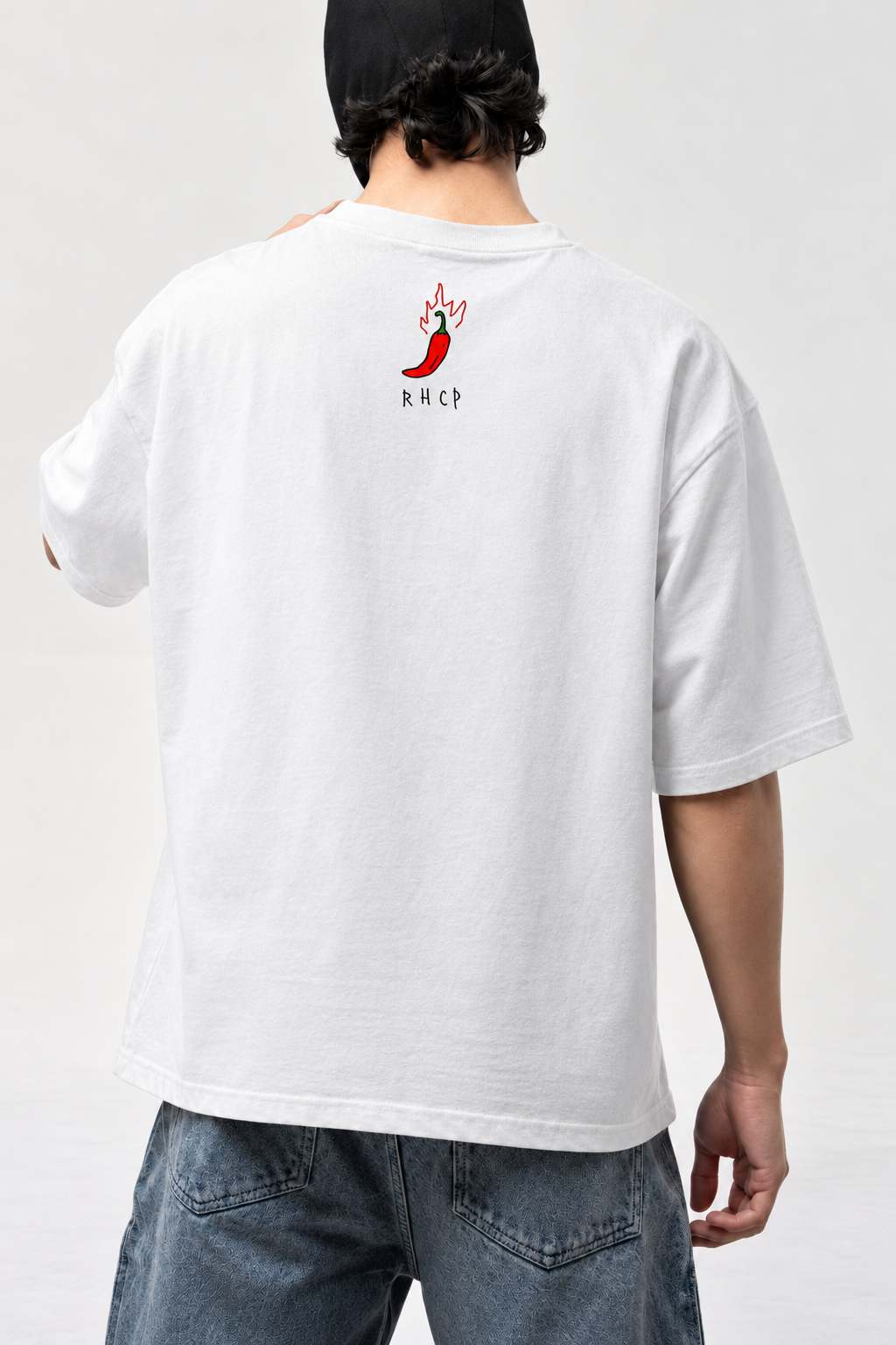 Red Hot Chili Peppers Oversized Abstract Tee