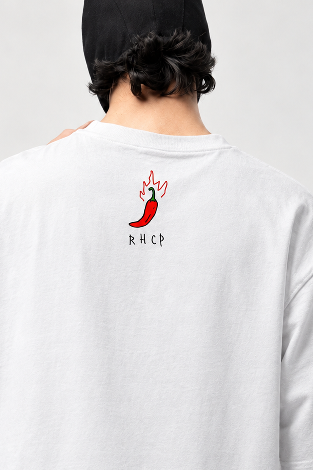 Red Hot Chili Peppers Oversized Abstract Tee